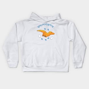 Cute Velociraptor Kids Hoodie